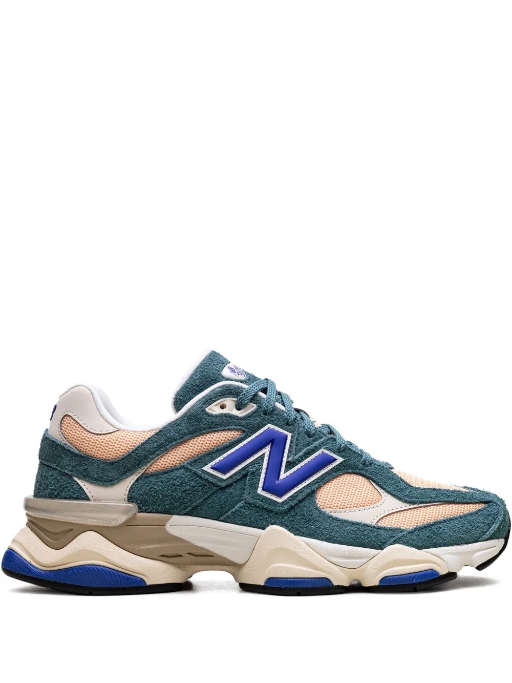 New Balance Women’s Teal, Beige & Blue Retro Running Sneakers